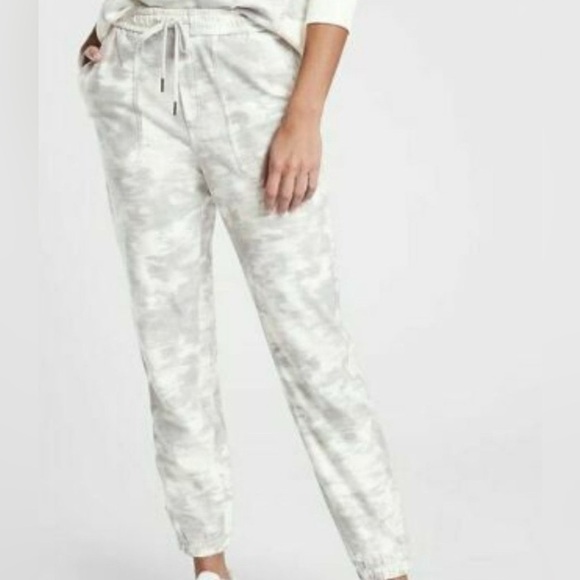Athleta Farallon Printed Jogger Gray Tie Dye Womens 0 - Picture 1 of 9